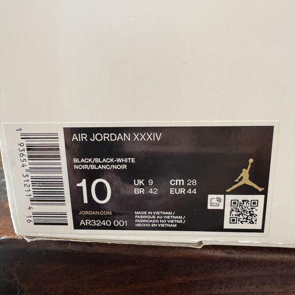 Nike Air Jordan XXXIV 34 Eclipse Basketball Shoes